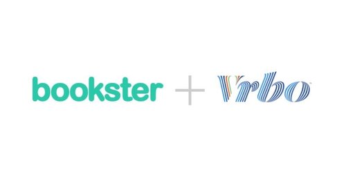 Bookster and VRBO direct connection - Bookster and VRBO logos