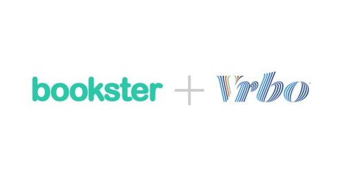 Bookster and VRBO direct connection - Bookster and VRBO logos