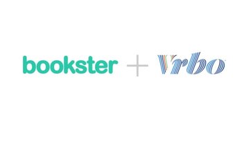 Bookster and VRBO direct connection - Bookster and VRBO logos