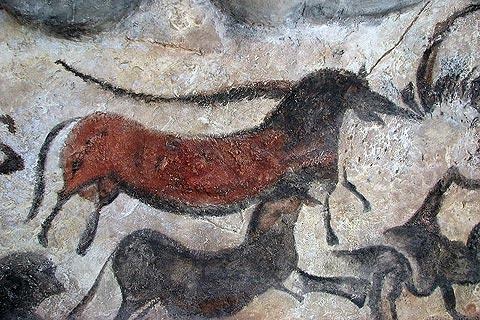 Lascaux - Cave Painting, Lascaux Caves, Dordogne