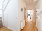 Law View - Hall area in bright an airy split level apartment in North Berwick holiday home.