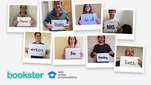 Bookster Support NHS Worker Accommodation - The team behind the NHS worker accommodation