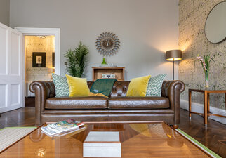 Lounge in a Holiday Rental in Scotland