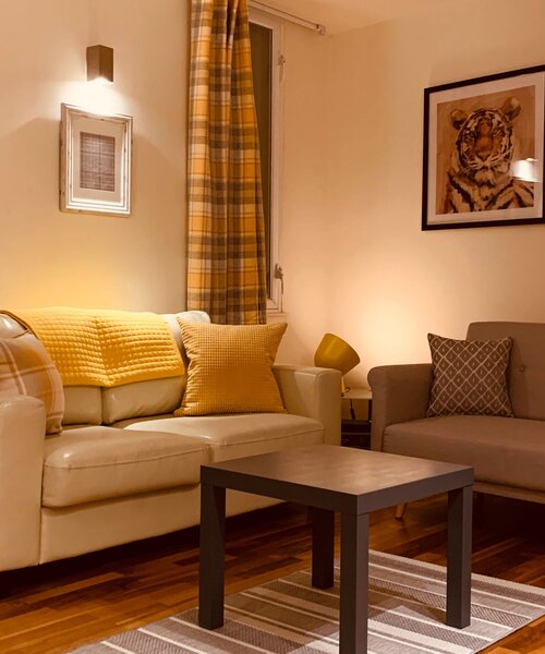 Cowgatehead 2 - Historic Edinburgh holiday home with soft furnishings.