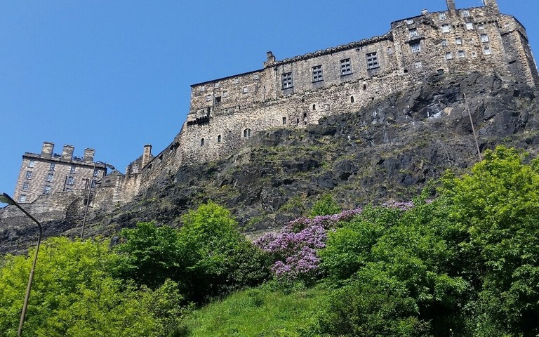 Edinburgh Castle view from the complex Edinburgh Castle view from the complex