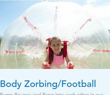 body zorbing football