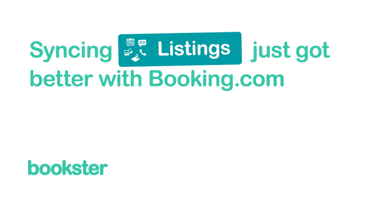 Booking.com Content - New enhancements to Booking.com and Bookster channel manager connection Booking.com Content - New enhancements to Booking.com and Bookster channel manager connection