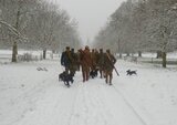 Shooting party on Murthly Estate