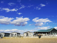 Views of the holiday lodges in Selsey