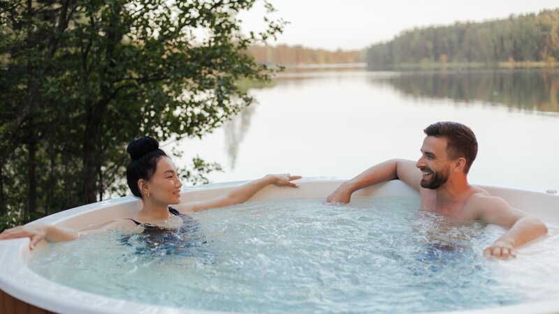 Couple Looking at Each Other while Relaxing in a Jacuzzi - https://www.pexels.com/photo/couple-looking-at-each-other-while-relaxing-in-a-jacuzzi-8844607/ (© 2021 Ron Lach)
