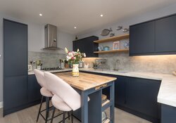 Designer Kitchen with Integrated Appliances