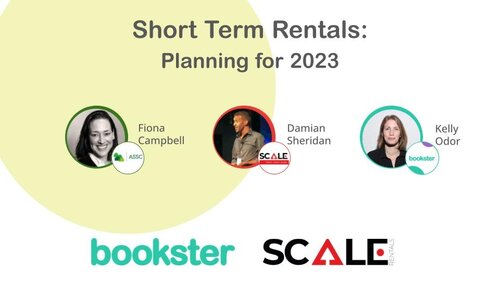 Short Term Rentals: Planning for 2023 - Fiona Campbell, ASSC, Damian Sheridan, Scale Rentals and Kelly Odor, Bookster PMS. Short Term Rentals: Planning for 2023 - Fiona Campbell, ASSC, Damian Sheridan, Scale Rentals and Kelly Odor, Bookster PMS.