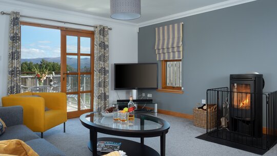 Snowmass Lodge - Aviemore lodge - The lounge at Snowmass Lodge - Luxury lodge in Aviemore.