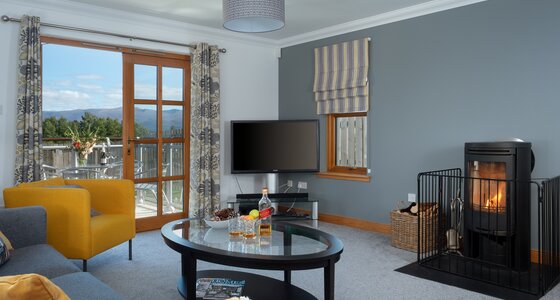 Snowmass Lodge - Aviemore lodge - The lounge at Snowmass Lodge - Luxury lodge in Aviemore.