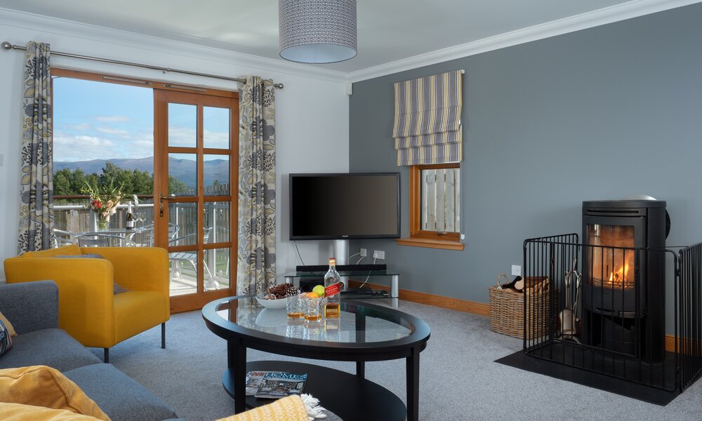 Snowmass Lodge - Aviemore lodge - The lounge at Snowmass Lodge - Luxury lodge in Aviemore.