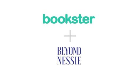 Bookster and Beyond Nessie - A Bookster logo and a Beyond Nessie, joined by a plus sign.