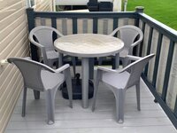 Patio and seating area