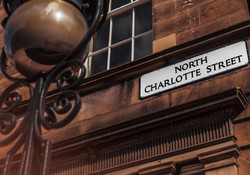 North Charlotte Street in Edinburgh