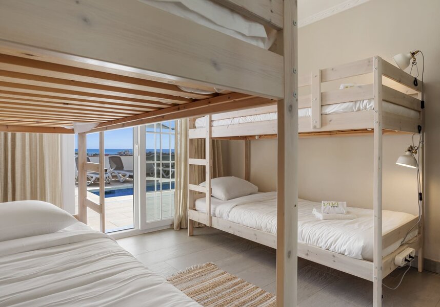 Bunked bedroom