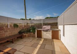Private courtyard, The Beach House