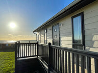 Balcony views from Sunset Lodge in West Sussex