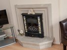 Portsburgh Square 4 - Detail of traditional fireplace in Edinburgh holiday let