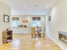 Gloucester Lane 5 - Modern and bright open plan dining / kitchen area in New Town Edinburgh apartment.