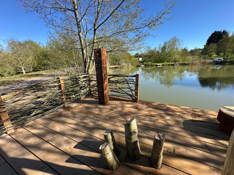 lake view fishing jetty