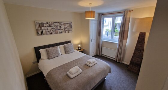 20240530_144221 - Cosy double bed in double bedroom of Edinburgh rental property